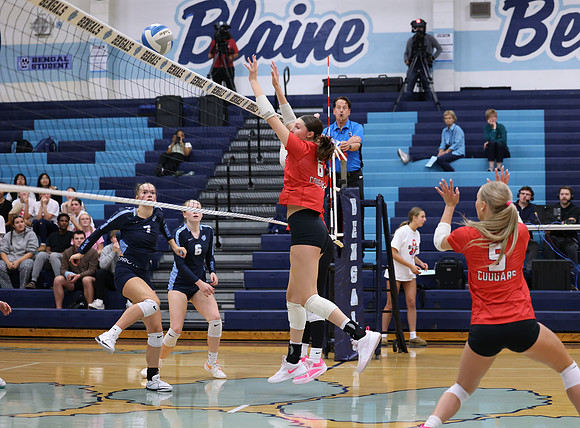 Centennial vs Blaine Girls Varsity Volleyball 112