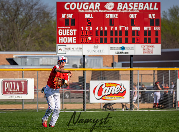 Centennial vs Andover B-Squad Baseball 436