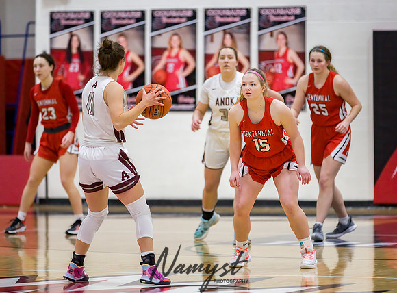 Centennial vs Anoka Girls Varsity Basketball 023