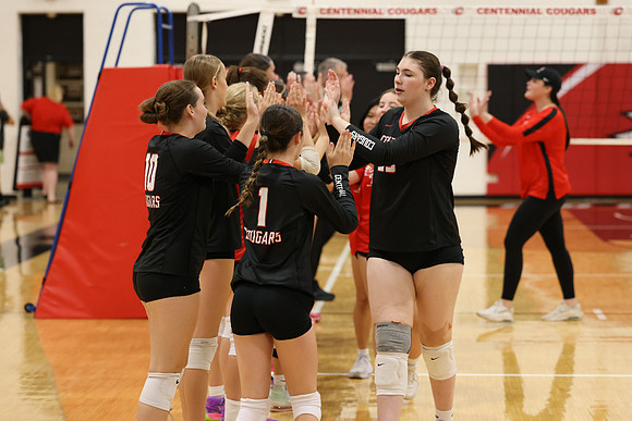 Centennial vs Cambridge-Isanti Girls Varsity Volleyball 196