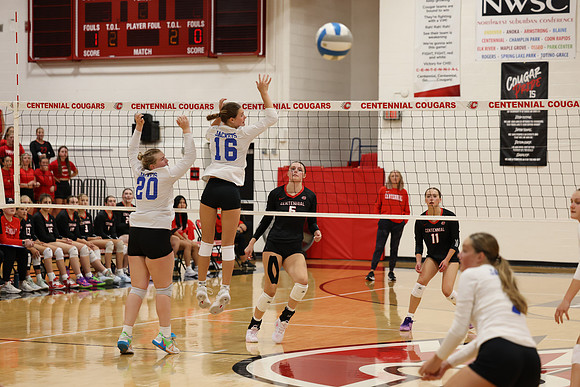 Centennial vs Cambridge-Isanti Girls Varsity Volleyball 76