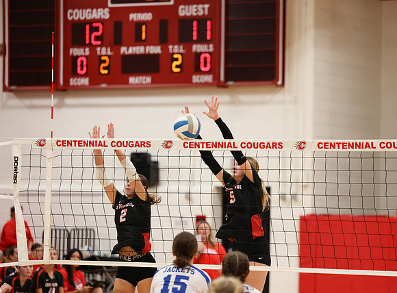 Centennial vs Cambridge-Isanti Girls JV Volleyball 83