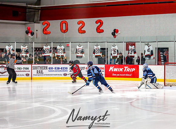 Centennial vs Blaine Varsity Hockey 250