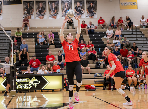 Centennial vs Andover Girls Varsity Volleyball 108