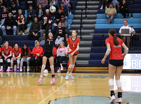 Centennial vs Blaine Girls Varsity Volleyball 187