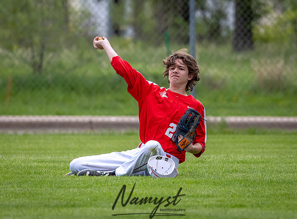 Centennial vs Washburn 9th Grade Baseball 057