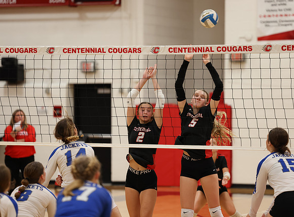 Centennial vs Cambridge-Isanti Girls JV Volleyball 70