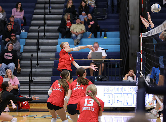 Centennial vs Blaine Girls Varsity Volleyball 183