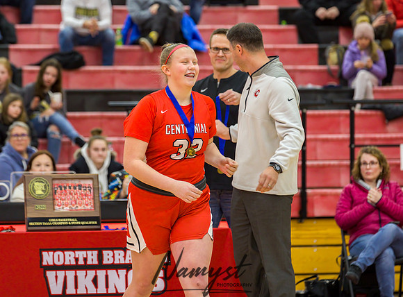 Centennial vs Andover Girls Varsity Basketball 219