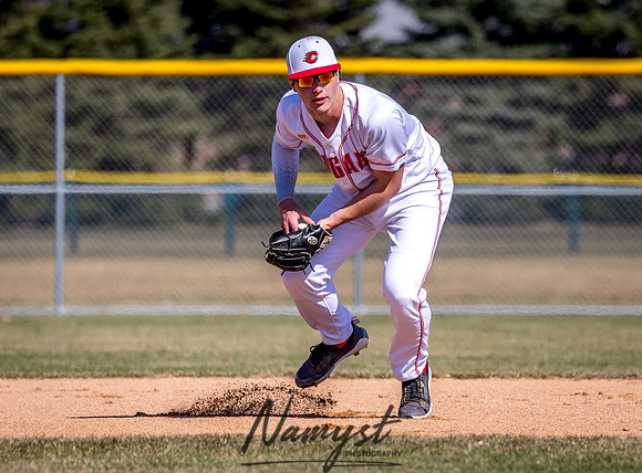 Centennial vs Rogers Varsity Baseball 053