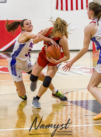 Centennial vs Spring Lake Park Girls Varsity Basketball 077