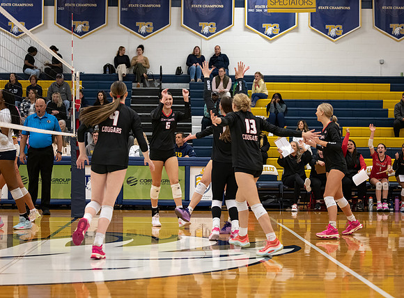 Centennial vs Totino-Grace Girls Varsity Volleyball 87