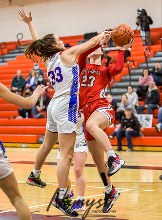 Centennial vs Spring Lake Park Girls Varsity Basketball 081