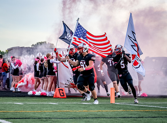 Centennial vs Maple Gove Varsity Football 85