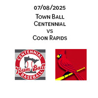 2025 07 08 Centennial Cougars vs Coon Rapids Red Birds
