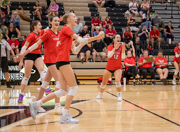 Centennial vs Andover Girls Varsity Volleyball 176