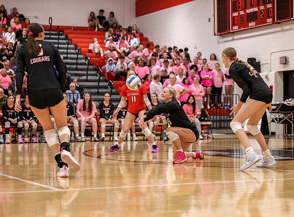 Centennial vs Champlin Park Girls Varsity Volleyball 54
