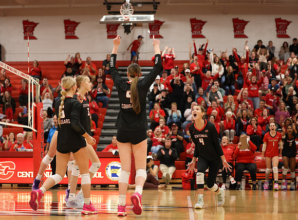 Centennial vs Blaine Girls Varsity Volleyball 301