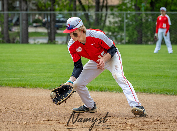 Centennial vs Washburn 9th Grade Baseball 041