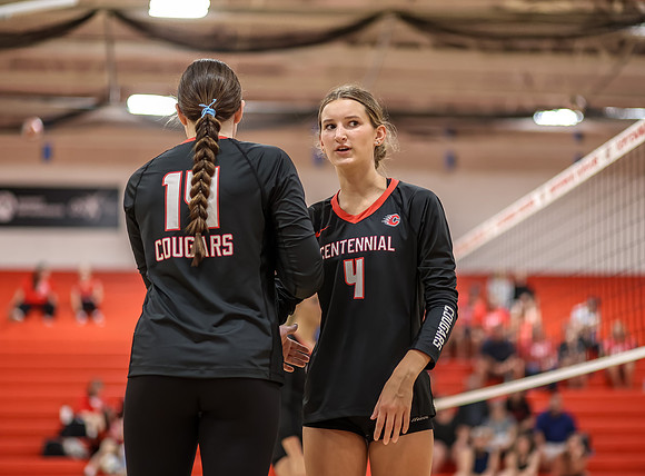 Centennial vs Coon Rapids Girls Varsity Volleyball 74