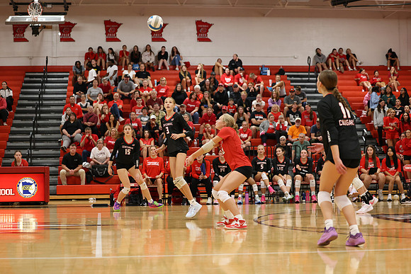 Centennial vs Cambridge-Isanti Girls Varsity Volleyball 159