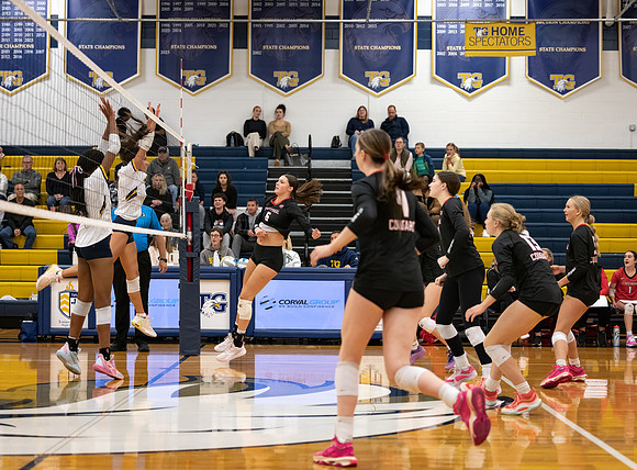 Centennial vs Totino-Grace Girls Varsity Volleyball 85