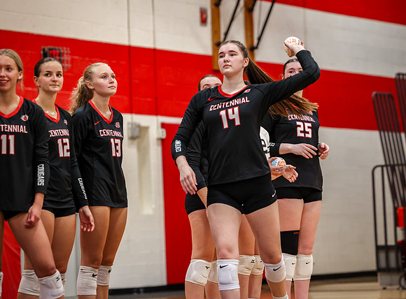 2016 Centennial vs Cambridge-Isanti Girls Varsity Volleyball