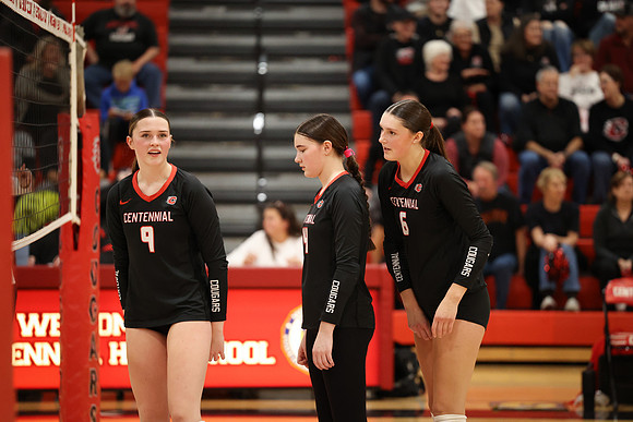 Centennial vs Coon Rapids Girls Varsity Volleyball 93