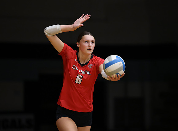 Centennial vs Blaine Girls Varsity Volleyball 42