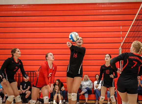 Centennial vs Mounds View Girls B Volleyball 25