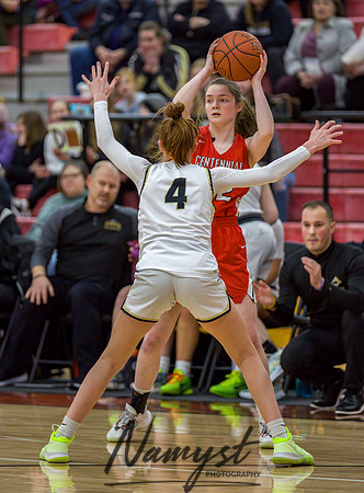 Centennial vs Andover Girls Varsity Basketball 044