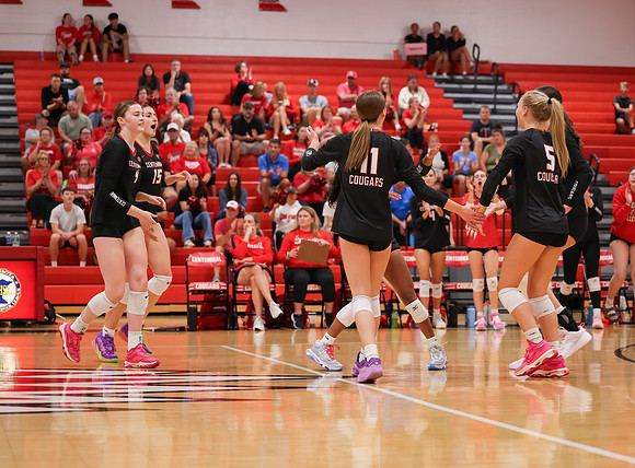 Centennial vs Osseo Girls Varsity Volleyball 50