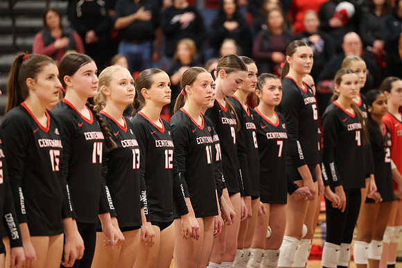 Centennial vs Coon Rapids Girls Varsity Volleyball 14