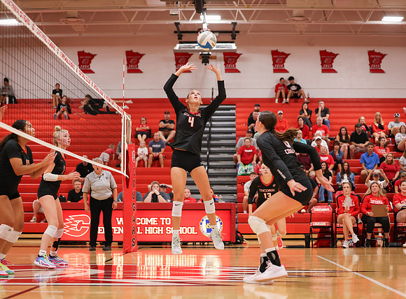 Centennial vs Osseo Girls Varsity Volleyball 180