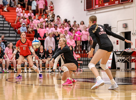 Centennial vs Champlin Park Girls Varsity Volleyball 28