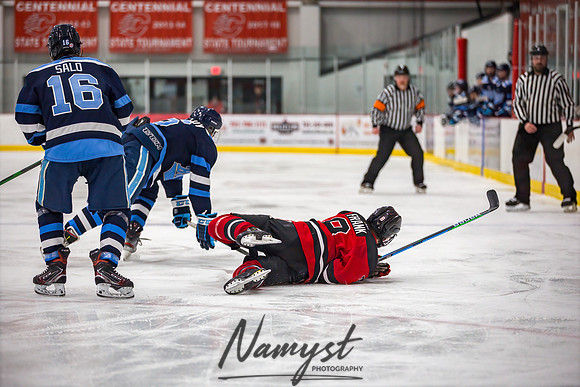 Centennial vs Blaine JV Hockey 093