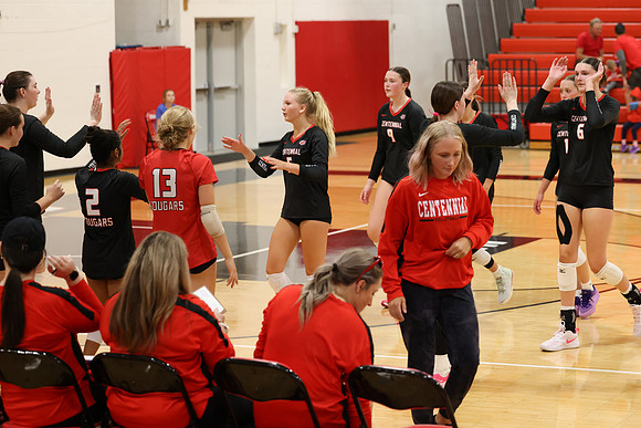 Centennial vs Cambridge-Isanti Girls Varsity Volleyball 105