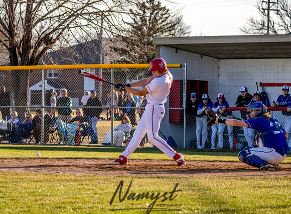 Centennial vs Rogers Varsity Baseball 266