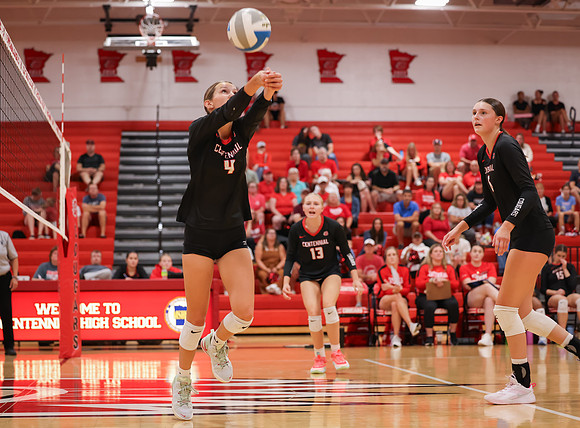 Centennial vs Osseo Girls Varsity Volleyball 62