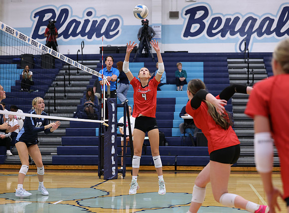Centennial vs Blaine Girls Varsity Volleyball 132
