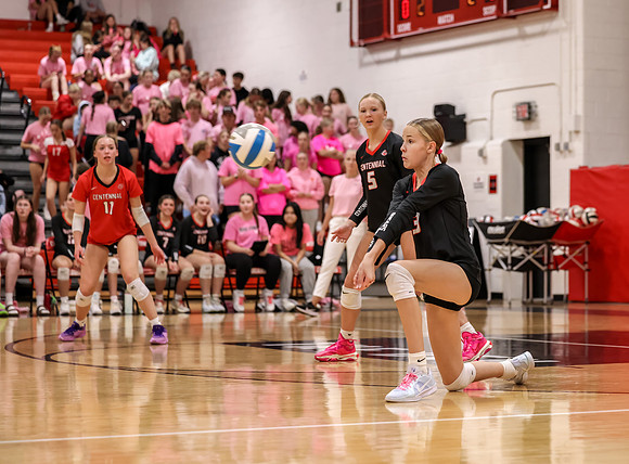 Centennial vs Champlin Park Girls Varsity Volleyball 52