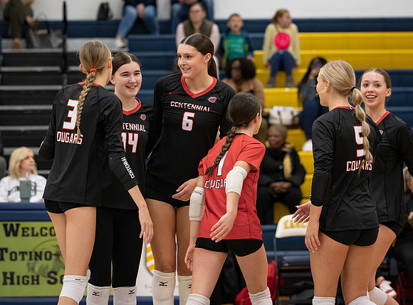 Centennial vs Totino-Grace Girls Varsity Volleyball 78