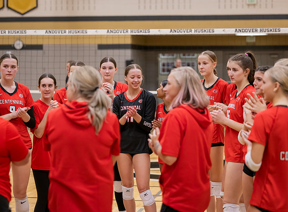 Centennial vs Andover Girls Varsity Volleyball 194