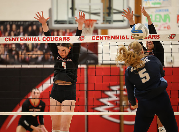 Centennial vs Blaine Girls Varsity Volleyball 119