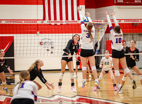 2835 Centennial vs Cambridge-Isanti Girls Varsity Volleyball
