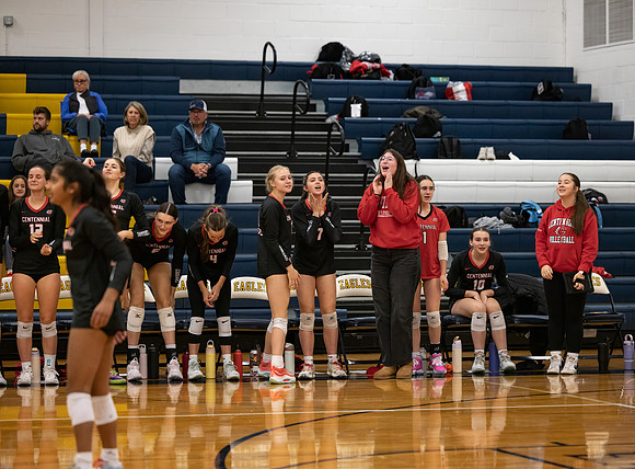 Centennial vs Totino-Grace Girls Varsity Volleyball 248