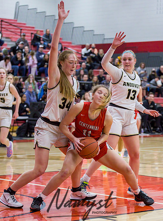 Centennial vs Andover Girls Varsity Basketball 132
