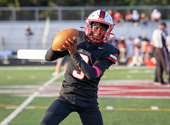 Centennial vs Maple Gove Varsity Football 42