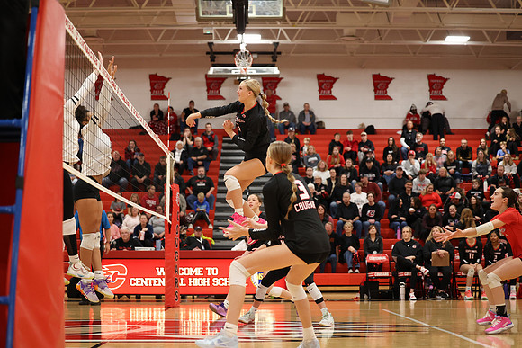 Centennial vs Coon Rapids Girls Varsity Volleyball 25
