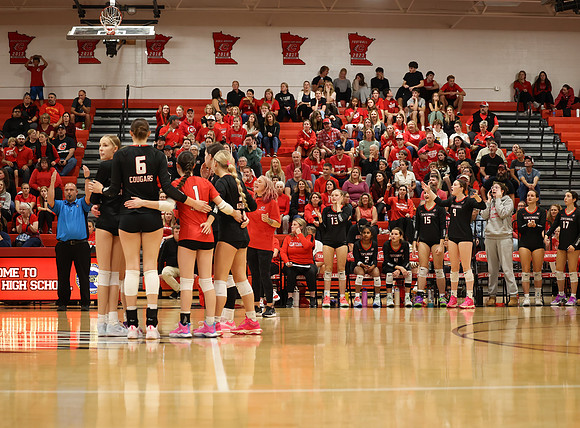 Centennial vs Blaine Girls Varsity Volleyball 218